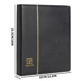 Universal Binder Albums- Elegant Black - Standard 4   Binding Ring - BU04BK