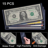 Banknote Topload Holder - 15 Pack - 173 X 75 MM [ 6.8 X 2.9 INCH ] - PN03L15