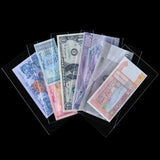 Currency Sleeves with Case - 173 x 83 MM [ 6.8 x 3.3 INCH ] - 300 PCS - PN04300