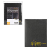 Large Coin Albums - Black Cover - 200 Pockets, CS0220BK