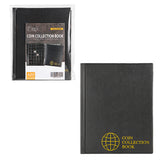 Large Coin Albums - Black Cover - 420 Pockets - CS0242BK