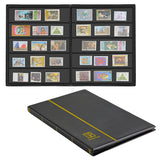 Stamp Albums - Black Cover - 100 Pockets - AS0105BK