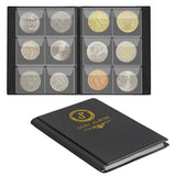 Small Coin Album - Black Cover - 60 Pockets - CS3706BK