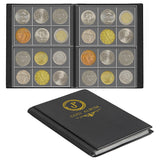 Small Coin Album - Black Cover - 120 Pockets - CS3712BK