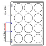 Coin Capsules Pages - 24 Pockets - DC021202