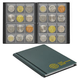 Small Coin Albums - Green Cover - 120 Pockets - CS0112GR