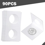 Cardboard Flip Holder for Coin Collecting - 31.5mm/1.24in Window - CS31315