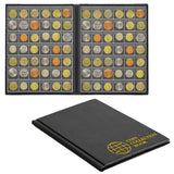 Large Coin Albums - Black Cover - 420 Pockets - CS0242BK