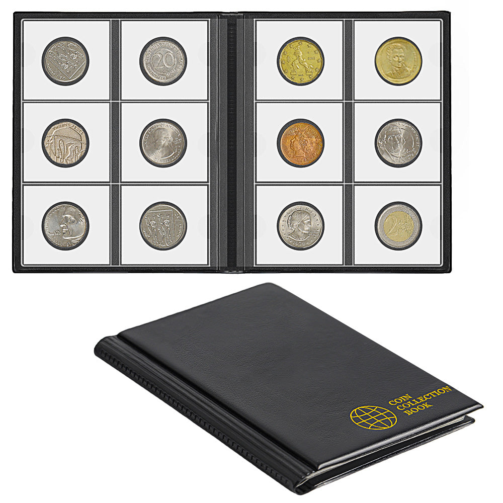  Coin Collection Holder Album for Collectors, 300 Pockets Coin  Collection Book Binder Supplies (300 Pockets-Coin Binder) : Office Products