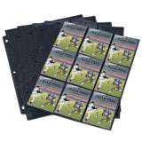 Trading Card Pages - Black Double Sided - 900 Pockets - OS0850BK