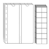 Double Layer Coin Pages - 112 Pockets - PVC Isolated - CS402804