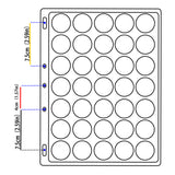 Pagine tascabili per capsule di monete - 70 tasche - DC023502