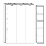 Double Layer Coin Pages - 60 Pockets - PVC Isolated - CS401504