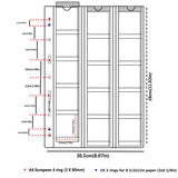 Double Layer Coin Pages - 60 Pockets - PVC Isolated - CS401504