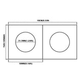 Cardboard Flip Holder for Coin Collecting - 31.5mm/1.24in Window - CS31315