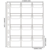 Standard Coin Pages -120 Pockets - 62x62mm - CS03112