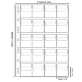 Standard Coin Pages -200 Pockets - 45x45mm - CS03120