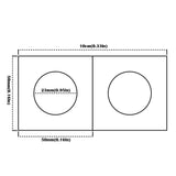 Portamonete in cartone per la raccolta di monete - Finestra da 23,0 mm/0,90 pollici - CS31230