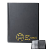 Large Coin Albums - Black Cover - 350 Pockets - CS0235BK