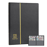 Stamp Albums - Black Cover - 160 Pockets - AS0108BK