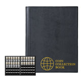 Large Coin Albums - Black Cover - 420 Pockets - CS0242BK