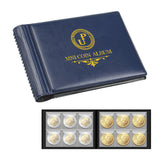 Mini Coin Albums - Blue Cover - 60 Pockets - CS4206BL