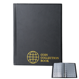 Large Coin Albums - Black Cover - 420 Pockets - CS0242BK