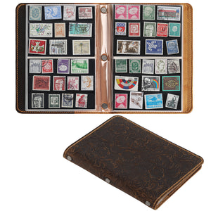 Stamp Albums - Black Cover - 160 Pockets - AS0108BK