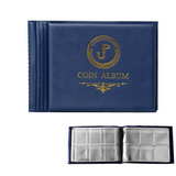 Mini Coin Albums - Blue Cover - 60 Pockets - CS4206BL