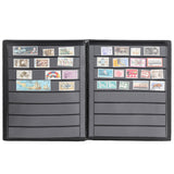 Stamp Albums - Black Cover - 160 Pockets - AS0108BK