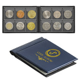 Mini Coin Albums - Blue Cover - 60 Pockets - CS4206BL