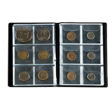 Small Coin Albums - Black Cover - 60 Pockets - CS0106BK