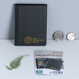 Small Coin Albums - Black Cover - 60 Pockets - CS0106BK