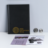 Standard Coin Flip Albums - 120 Pockets - Black Cover - CS43BK