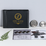 Mini Coin Albums- Black Cover - 60 Pockets - CS4206BK