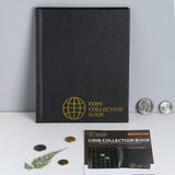 Large Coin Albums - Black Cover - 420 Pockets - CS0242BK