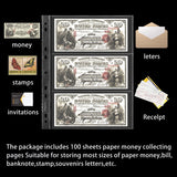 Banknote Pages - 300 Pockets - 190 x 90 mm - IN02100