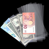 Banknote Sleeves - 185 x 90 MM [ 7.2 x 3.5 INCH ] - PN01L100